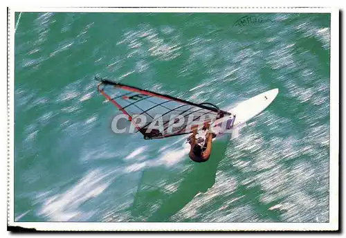 Cartes postales moderne Planche a voile