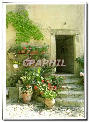 Cartes postales moderne Paysage Ardechois Image fleurie