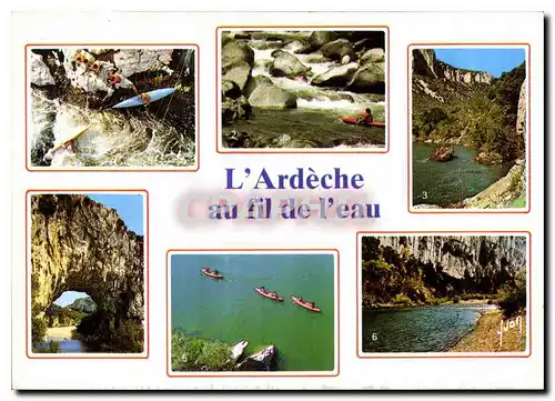 Cartes postales moderne L'Ardeche au fil de l'eau