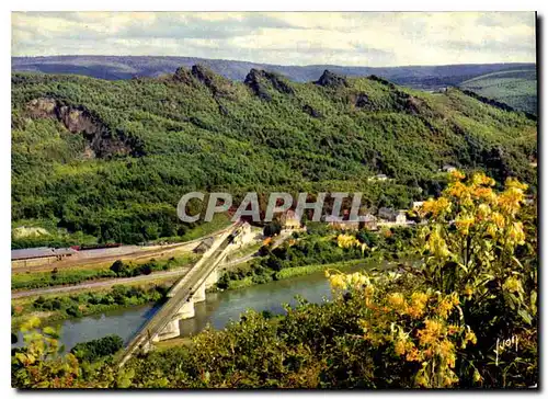 Moderne Karte Couleurs et Lumiere de France la Merveilleuse Vallee de la Meuse Le Quatre fils Aymon Ardennes