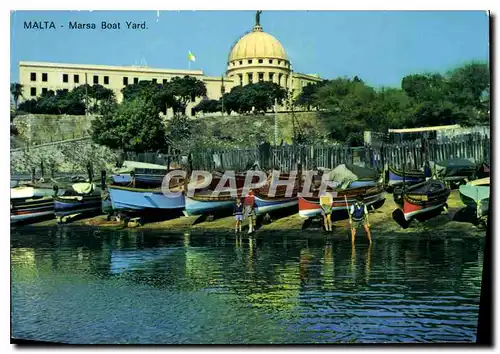 Cartes postales moderne Malta Marsa Boat Yard