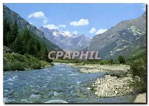 Moderne Karte Vallee du Haut Champsaur Hautes Alpes Le Drac Blanc