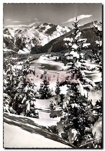 Cartes postales moderne Les Beaux Paysages de France L'Hiver dans les Alpes