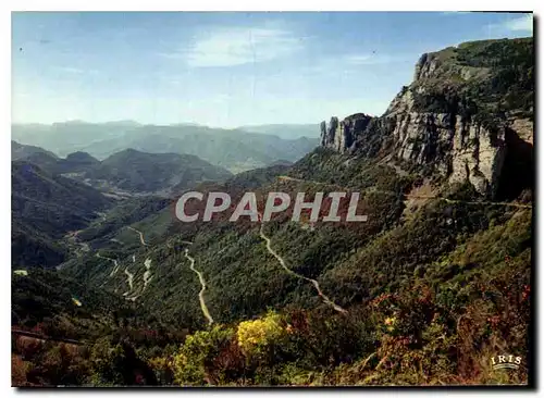 Moderne Karte Visitez les Alpes La route du col de Rousset en automne