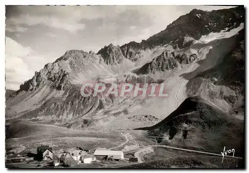 Moderne Karte Routes des grandes Alpes Col de Lautaret Htes Alpes Massif du Combeynot