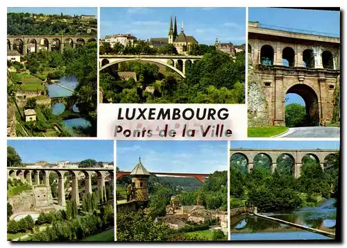Cartes postales moderne Luxembourg Ponts de la Ville
