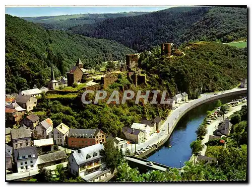 Cartes postales moderne Esch sur Sure Luxembourg Chateau feudal