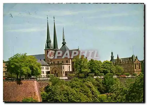 Moderne Karte Luxembourg Cathedrale