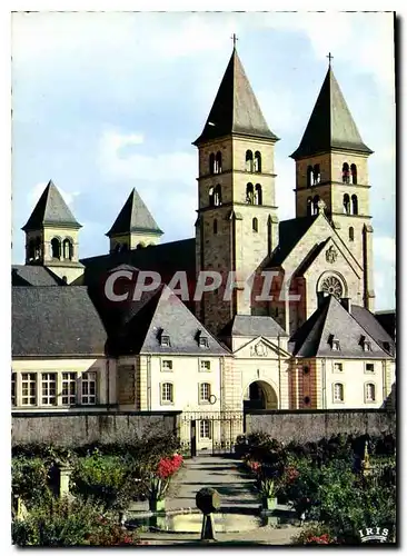 Moderne Karte Petite Suisse Luxembourgeoise Echternach la Basilique et le Jardin abbatial