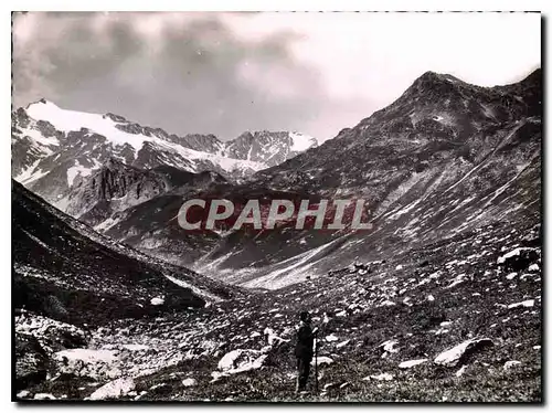 Moderne Karte Pralognan la Vanoise Sentier du Col de Chaviere et Dome de Polset