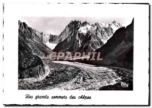 Cartes postales moderne Les Grands sommets des Alpes