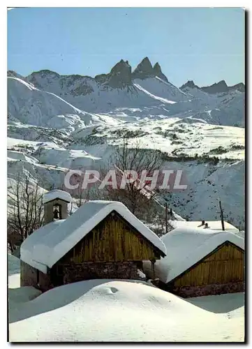 Moderne Karte Dans les Alpes Les Aiguilles d'Arves