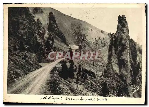 Moderne Karte Col d'Izoard La Casse Deserte