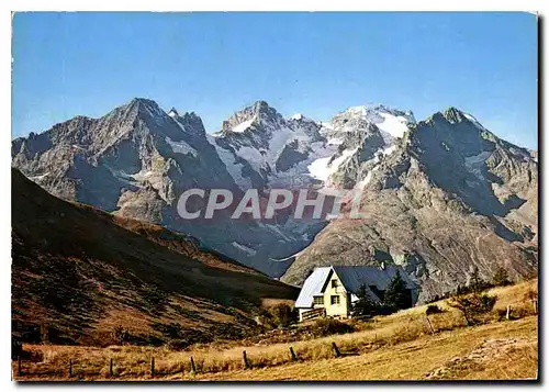 Cartes postales moderne Jardin Alpin du Lautaret et la Meije