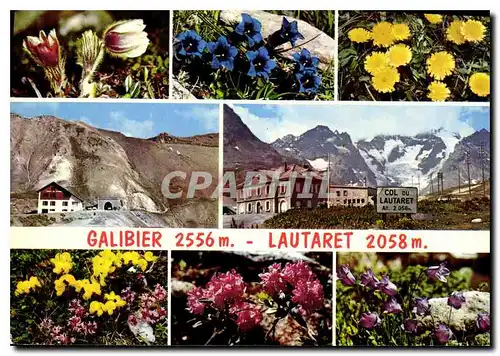 Moderne Karte Galibier Lautaret