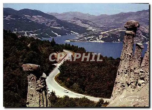 Cartes postales moderne Les Hautes Alpes Lac de Serre Poncon Les Demoiselles Coiffees