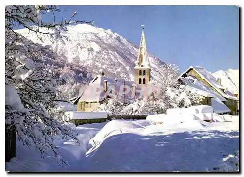 Moderne Karte Station de Serre Chavalier Hautes Alpes Chantemerle