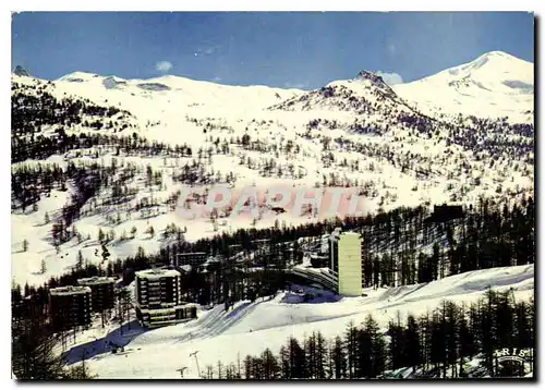 Cartes postales moderne Vars les Claux La Station les Pentes du Peynier et le Paneyron