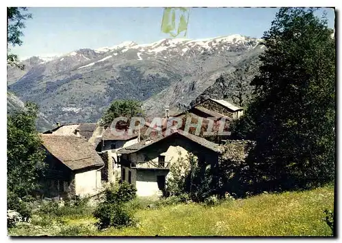 Moderne Karte L'Ariege Touristique Environs de Vicdessos le Village de Goulier