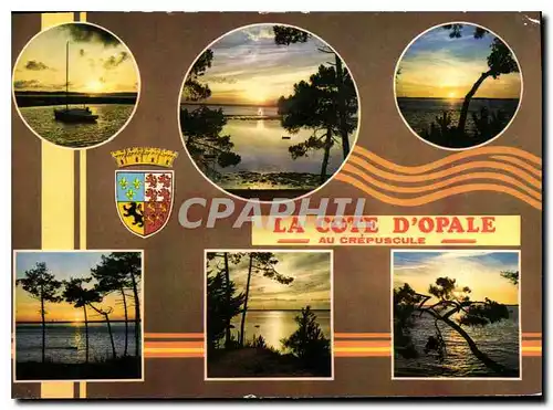 Cartes postales moderne La Cote d'Opale au crepuscule