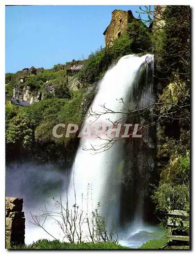 Moderne Karte Salles la Source Aveyron La Cascade