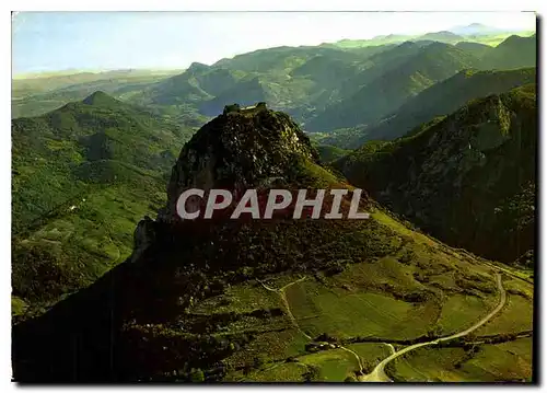 Cartes postales moderne Montsegur Vue aeriene du chateau