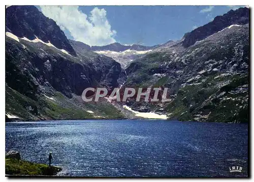 Moderne Karte Les Pyrenees Ariegeoises Le Couserans Aux environs d'Aulus les bains le lac du Garbet