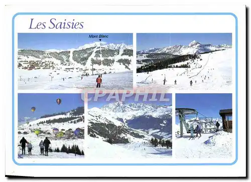 Moderne Karte Images de Savoie Le Beaufortain Les Saisies