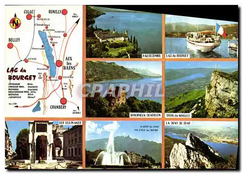Cartes postales moderne Le Lac du Bourget Savoie