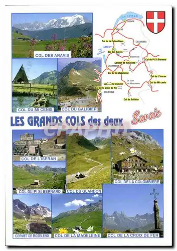 Cartes postales moderne Les Grands Cols des deux Savoie