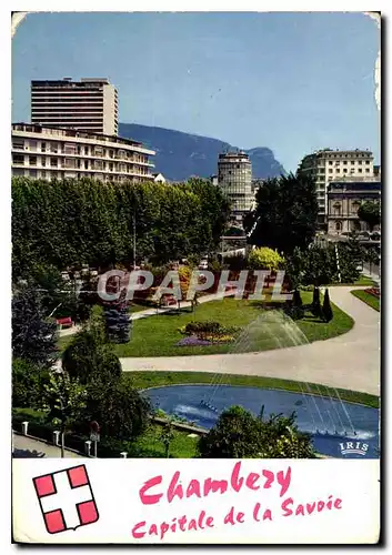 Moderne Karte Chambery Capitale de la Savoie