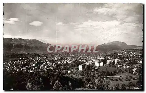 Cartes postales moderne La Savoie Pittoresque Aix les Bains Vue generale et le Lac du Bourget