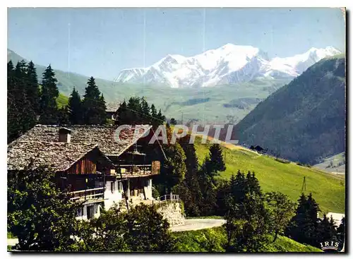 Moderne Karte Les Beaux Sites de Savoie Le Massif du Mont Blanc