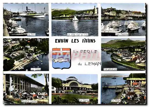 Cartes postales moderne Evian les Bains La Perle du Leman
