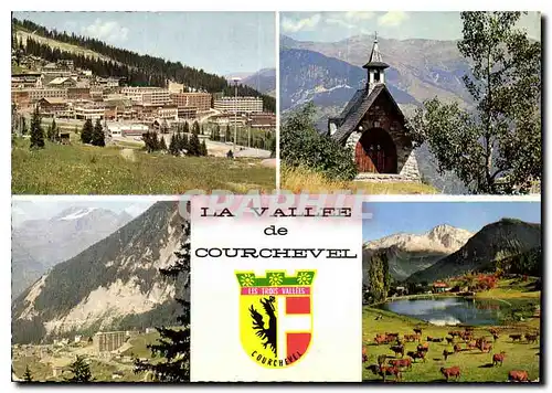 Moderne Karte La Vallee de Courchevel