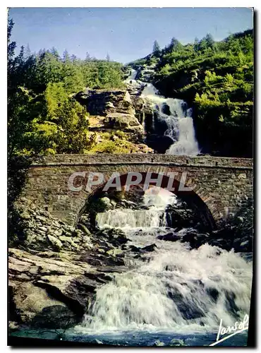 Moderne Karte Nos Belles Alpes Fraicheur d'une cascade