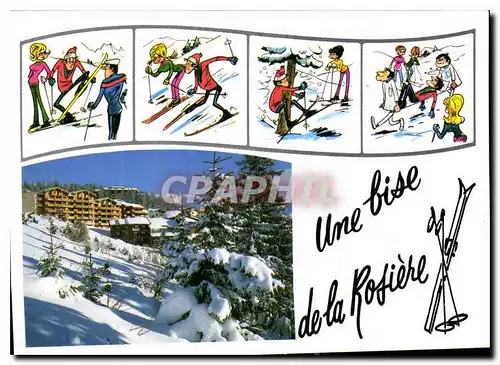 Cartes postales moderne Une bise de la Rosiere