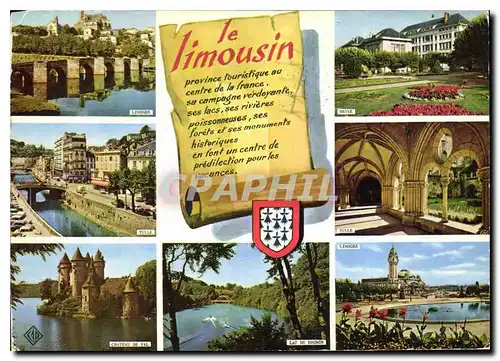 Cartes postales moderne Le Limousin Limoges Brive Tulle Ch�teau de Val Dognon