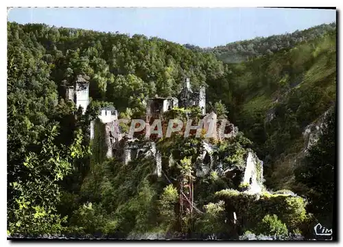 Moderne Karte St Julien aux bois Correze Tours de Merle