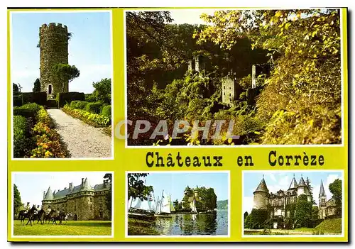 Moderne Karte Chateaux en Correze