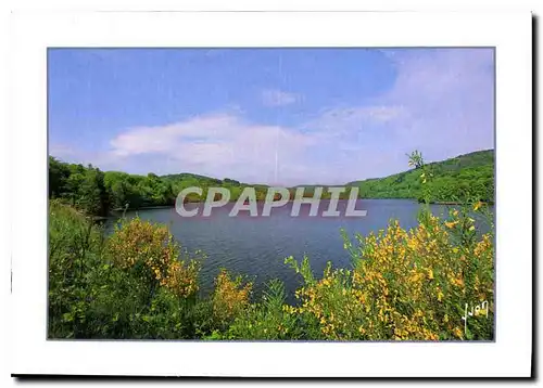 Moderne Karte Couleurs et Lumiere de France Treignac Correze Lac des Barriousses