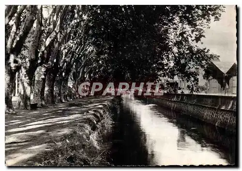 Moderne Karte Brive Correze Les Allees de la Guierle et le Canal