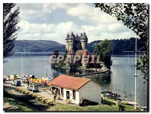 Moderne Karte Pres de Bort les Orgues Le Chateau de Val siecle