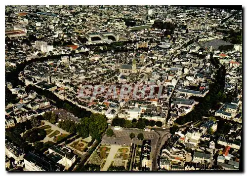 Moderne Karte Brive Correze Vue generale aerienne