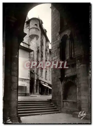 Moderne Karte Tulle Porche de la Cathedrale et Maison Renaissance