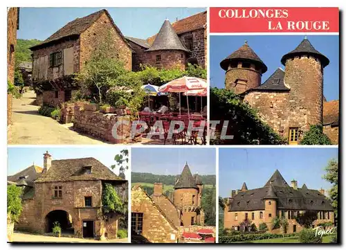 Moderne Karte Collonges la Rouge