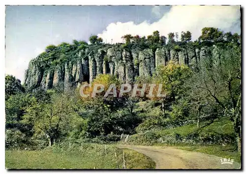 Moderne Karte Correze Pittoresque Les Orgues de Bort