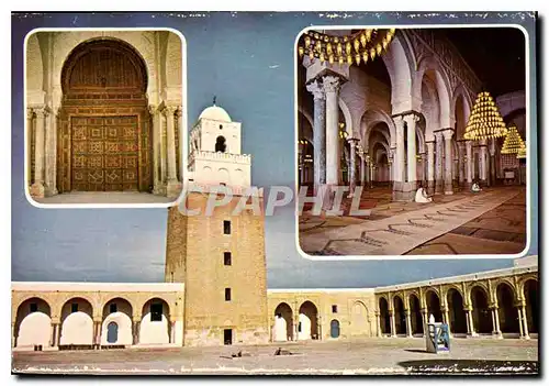 Moderne Karte Kairouan Mosquee okba Ibn Nefaa