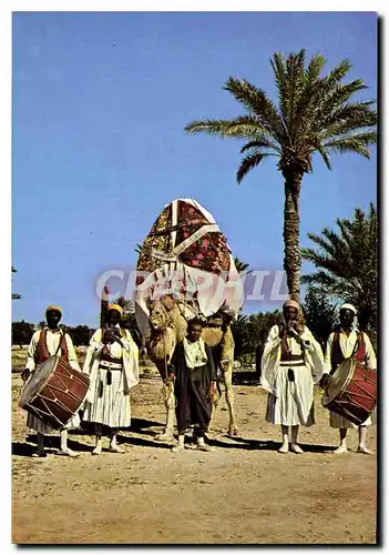 Moderne Karte Jerba Troupe folklorique de Midoune