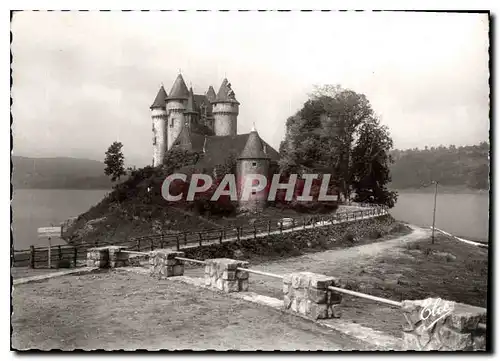 Moderne Karte Auvergne Pittoresque et Touristique Bort les Orgues